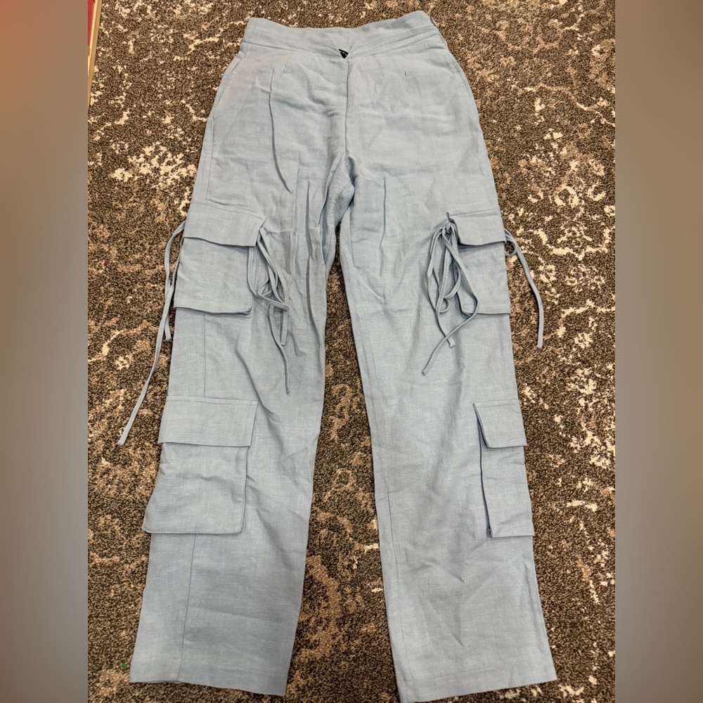 Light Blue Cargo Pants